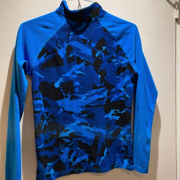 Warm thin fleece half zip top. - Picture 6 of 12